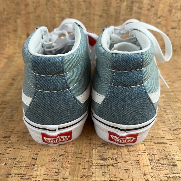 NWT Vans SK8 Mid Denim 2 Tone Sneaker - Picture 7 of 15
